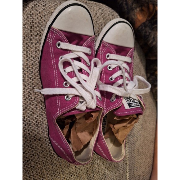 Converse Pink and White Sneakers - Picture 5 of 6